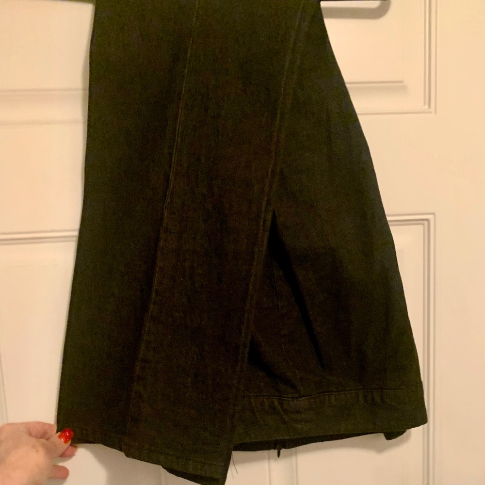 COTTON Boot-cut Pants